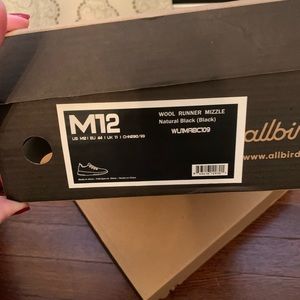 Men’s Allbirds Wool Runner charcoal